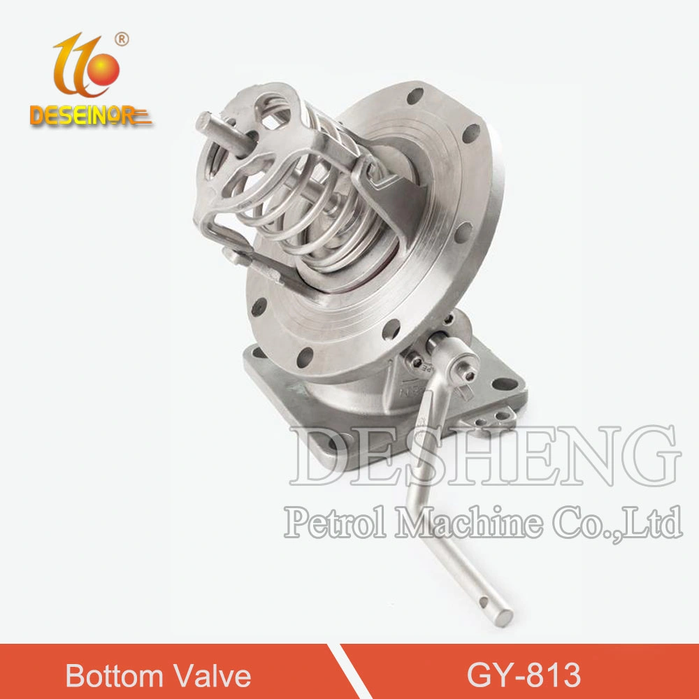 Sanitary Stainless Steel Aseptic Tank Bottom Valve with Steam