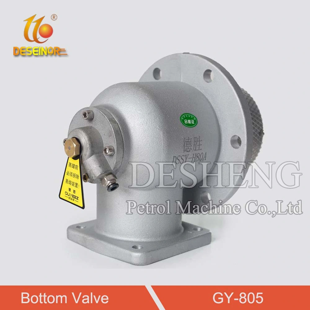 Aluminum Fuel Tanker Emergency Bottom Valve